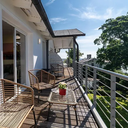 Nause Mit Sauna, Fitness, Naturteich, Parkplatz, Spielplatz Und Direkten Meerblick Appartement