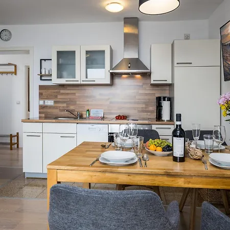 Apartamento Nause Mit Sauna, Fitness, Naturteich, Parkplatz, Spielplatz Und Direkten Meerblick