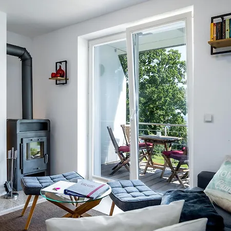 Nause Mit Sauna, Fitness, Naturteich, Parkplatz, Spielplatz Und Direkten Meerblick