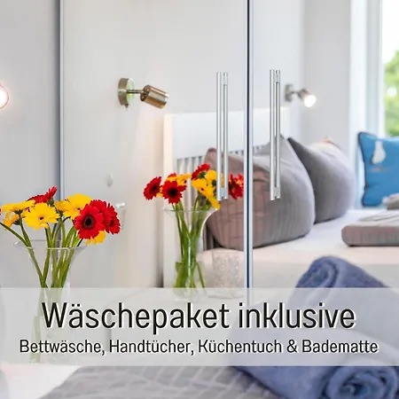 Nause Mit Sauna, Fitness, Naturteich, Parkplatz, Spielplatz Und Direkten Meerblick Apartamento