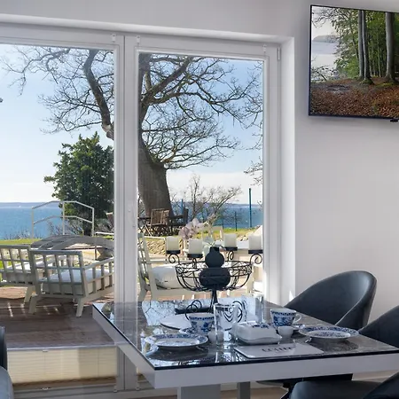 Nause Mit Sauna, Fitness, Naturteich, Parkplatz, Spielplatz Und Direkten Meerblick Apartamento