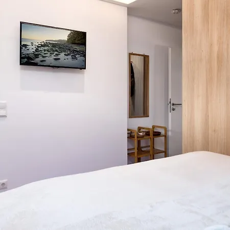 Nause Mit Sauna, Fitness, Naturteich, Parkplatz, Spielplatz Und Direkten Meerblick Apartamento *