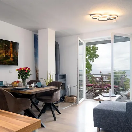 Appartement Nause Mit Sauna, Fitness, Naturteich, Parkplatz, Spielplatz Und Direkten Meerblick