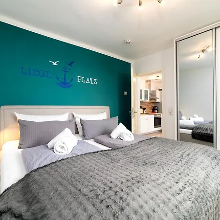 Nause Mit Sauna, Fitness, Naturteich, Parkplatz, Spielplatz Und Direkten Meerblick Appartement