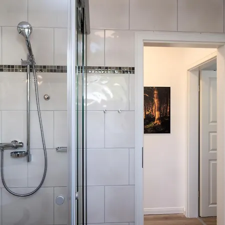 Nause Mit Sauna, Fitness, Naturteich, Parkplatz, Spielplatz Und Direkten Meerblick Appartement