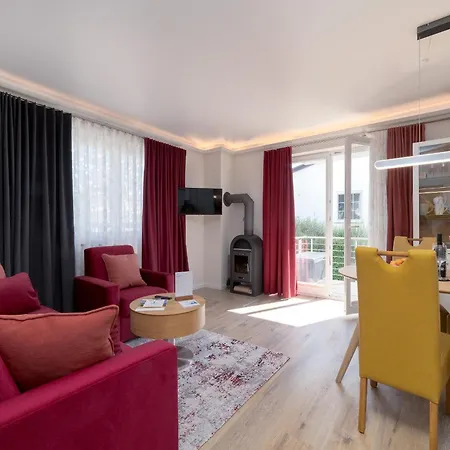 Nause Mit Sauna, Fitness, Naturteich, Parkplatz, Spielplatz Und Direkten Meerblick Appartement *